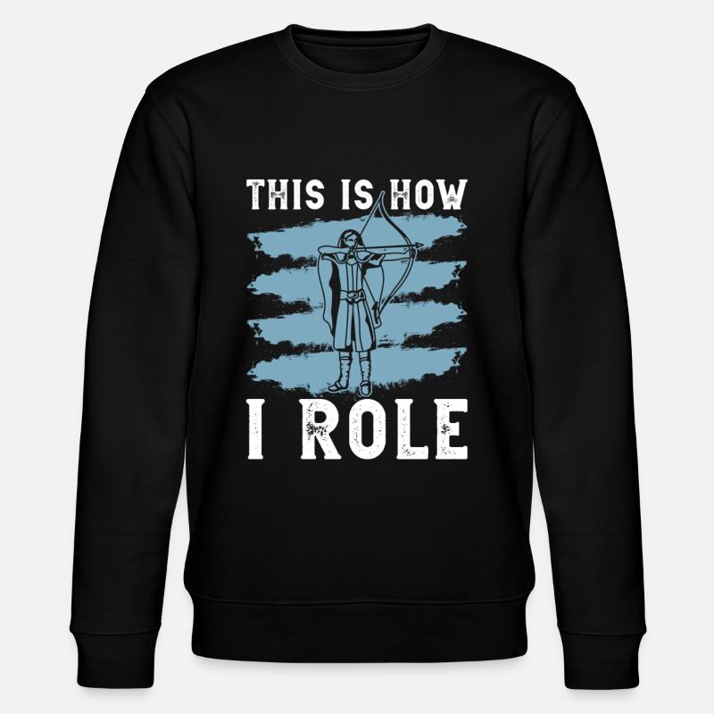 Rpg-rollenspiele Und Larping - Stanley/Stella CHANGER Unisex Organic Sweatshirt - black