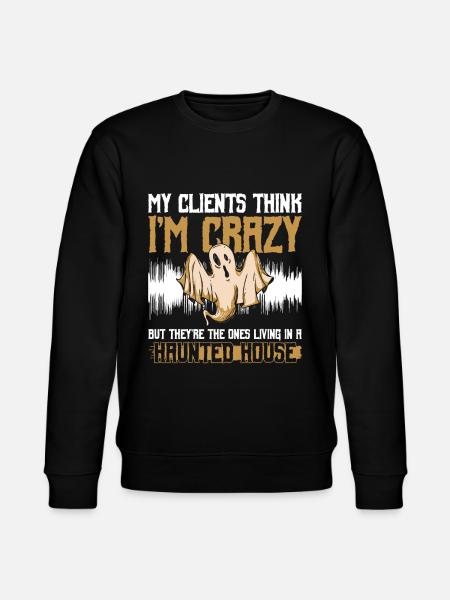 Ghost Investigator Design for Paranormale Forscher - Stanley/Stella CHANGER økologisk unisex-sweatshirt - svart