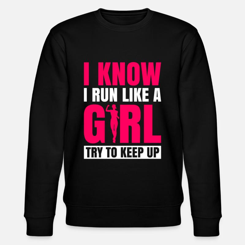 Xc-laufmädchen-design Für Eine Xc-läuferin - Sweat bio CHANGER Stanley/Stella Unisexe - noir