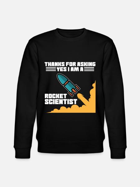 Rocket scientist rocket scientist - Stanley/Stella CHANGER Unisex Organic Sweatshirt - black