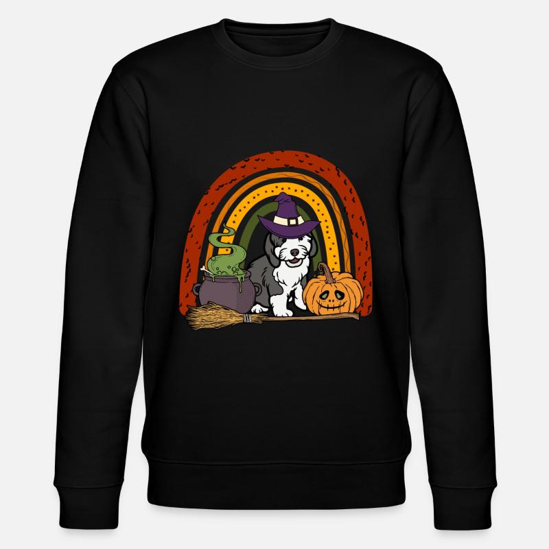 Cute Bobtail Halloween Kawaii - Stanley/Stella CHANGER Unisex Organic Sweatshirt - black