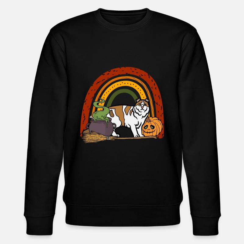 American Curl Chat d’Halloween - Sweat bio CHANGER Stanley/Stella Unisexe - noir