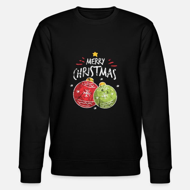 Weihnachten - Stanley/Stella Unisex Bio-Sweatshirt CHANGER  - Schwarz