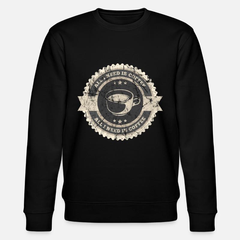 Kaffee - Stanley/Stella Unisex Bio-Sweatshirt CHANGER  - Schwarz