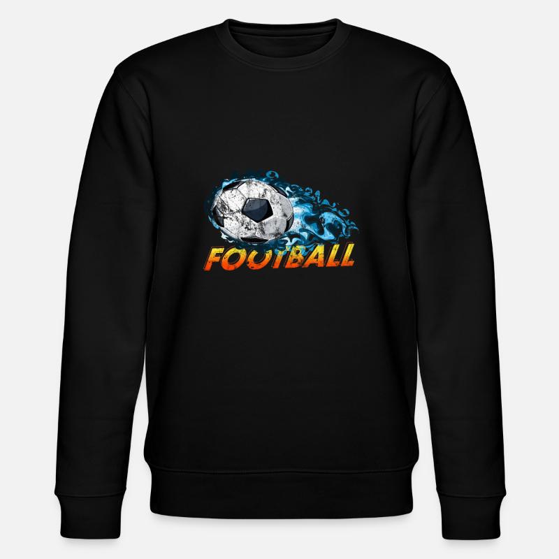 Fußball - Stanley/Stella Unisex Bio-Sweatshirt CHANGER  - Schwarz