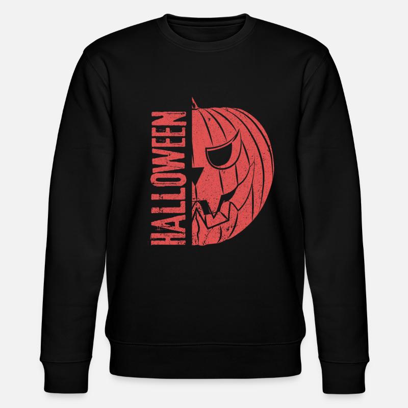 Halloween - Stanley/Stella Unisex Bio-Sweatshirt CHANGER  - Schwarz