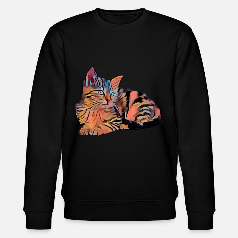 chat - Sweat bio CHANGER Stanley/Stella Unisexe - noir