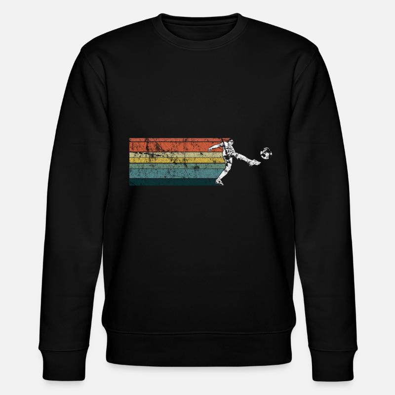 Fußball - Stanley/Stella Unisex Bio-Sweatshirt CHANGER  - Schwarz