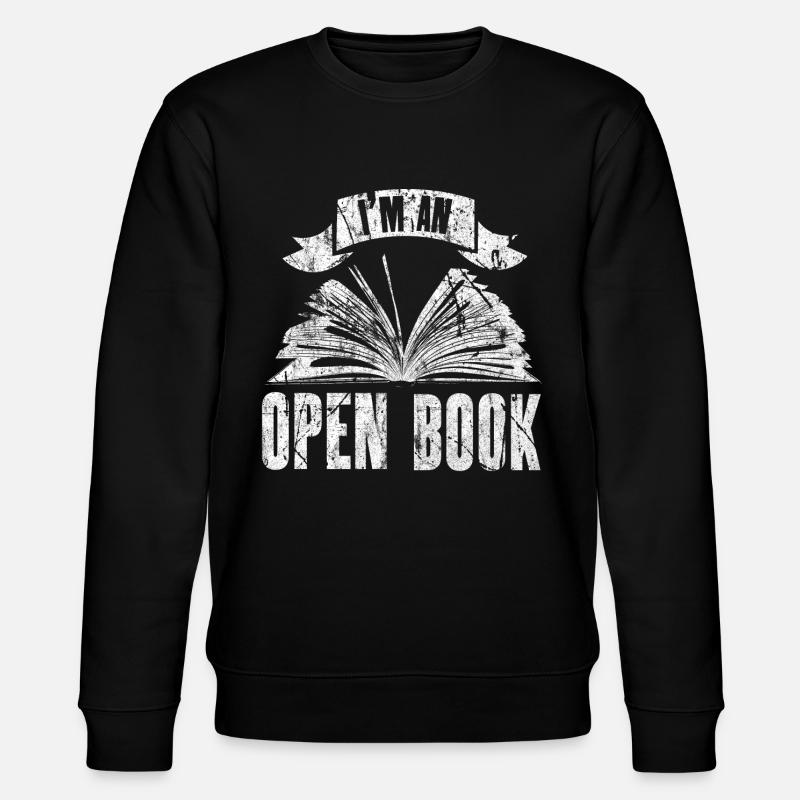 Bücher - Stanley/Stella Unisex Bio-Sweatshirt CHANGER  - Schwarz