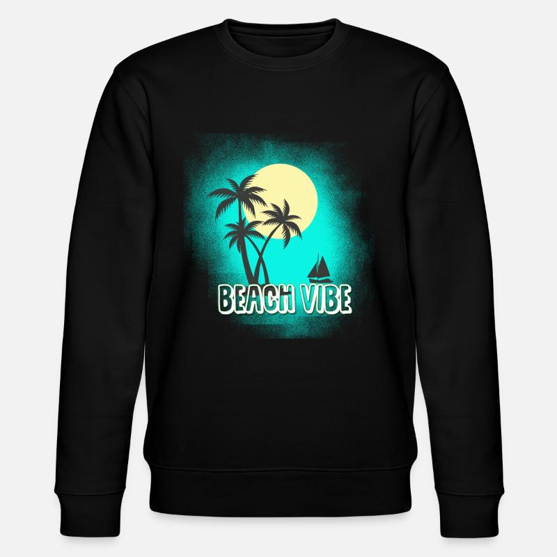 Plage - Sweat bio CHANGER Stanley/Stella Unisexe - noir