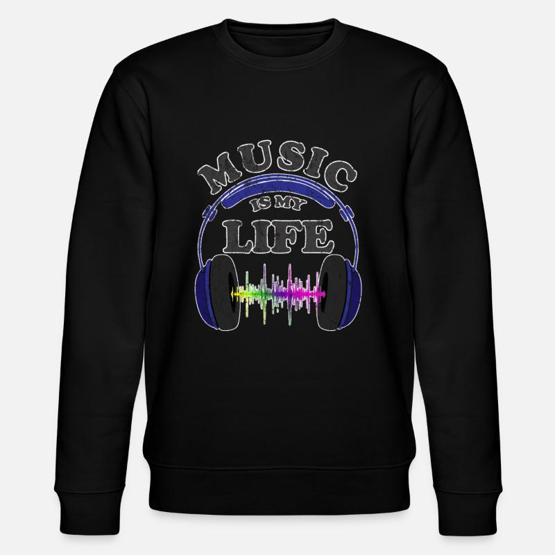 Musik - Stanley/Stella Unisex Bio-Sweatshirt CHANGER  - Schwarz