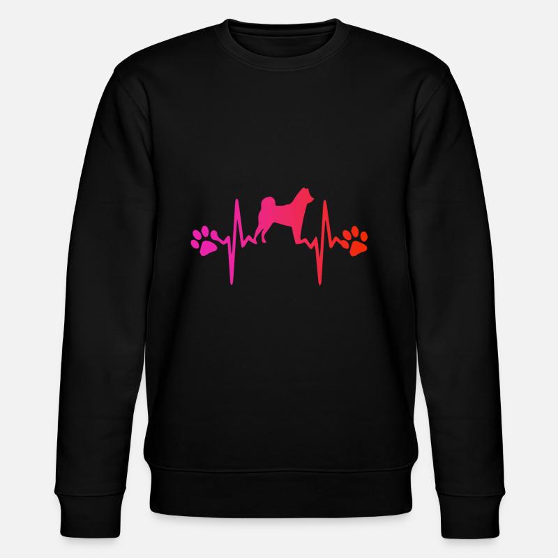 Hund - Stanley/Stella Unisex Bio-Sweatshirt CHANGER  - Schwarz
