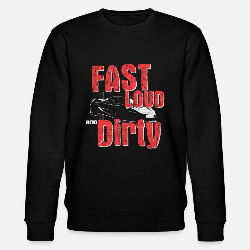 Auto Motor Geschenkidee - Stanley/Stella Unisex Bio-Sweatshirt CHANGER  - Schwarz