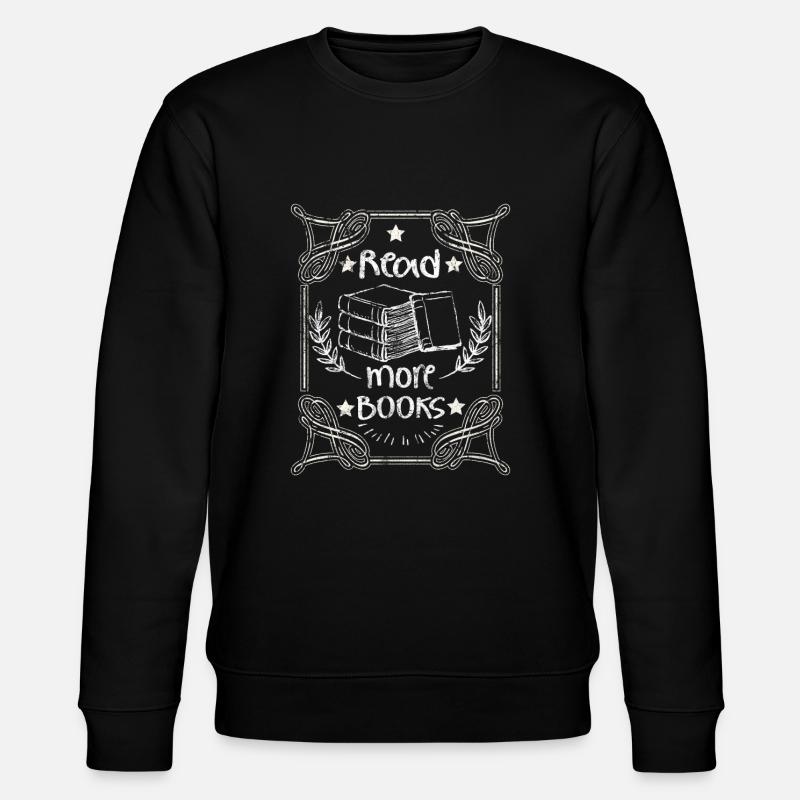 Bücher - Stanley/Stella Unisex Bio-Sweatshirt CHANGER  - Schwarz