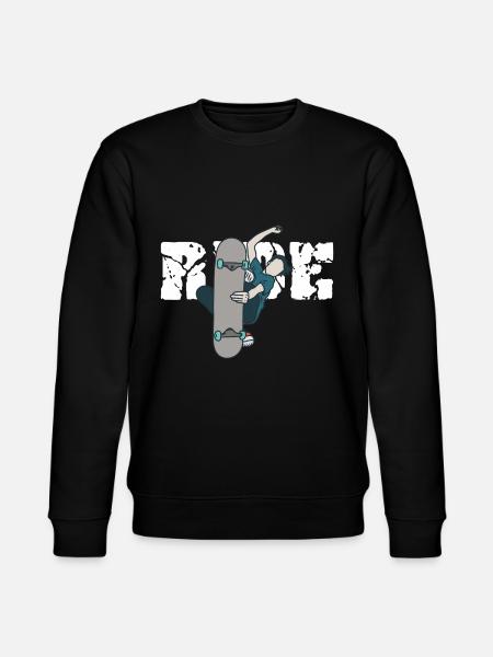 skateboard - Stanley/Stella CHANGER Unisex Organic Sweatshirt - black