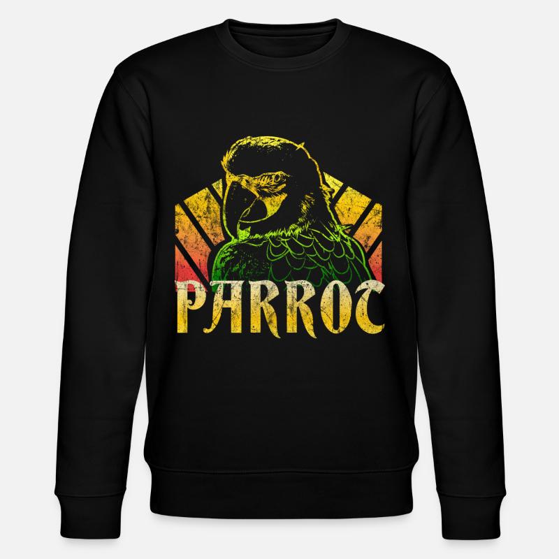 perroquet - Sweat bio CHANGER Stanley/Stella Unisexe - noir