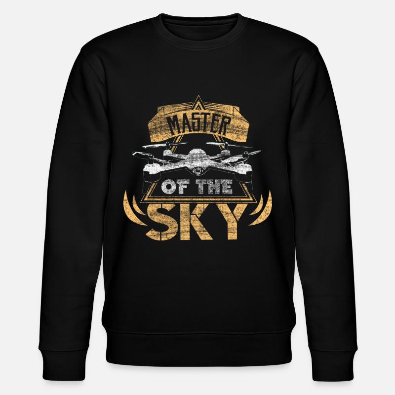 Drone Pilot Quadcopter Drone - Stanley/Stella CHANGER Unisex Organic Sweatshirt - black