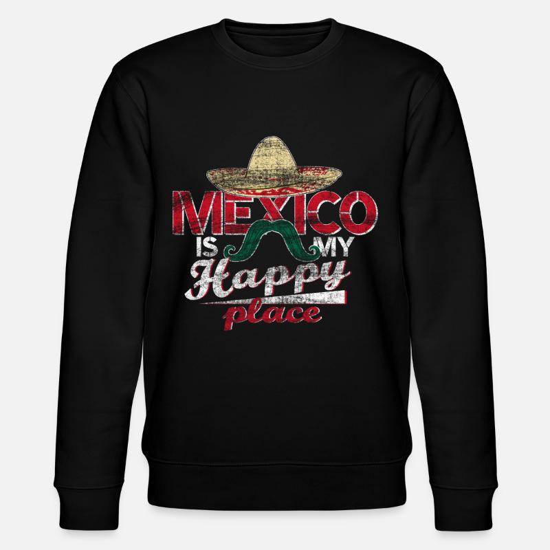 Mexiko Geschenkidee - Stanley/Stella Unisex Bio-Sweatshirt CHANGER  - Schwarz
