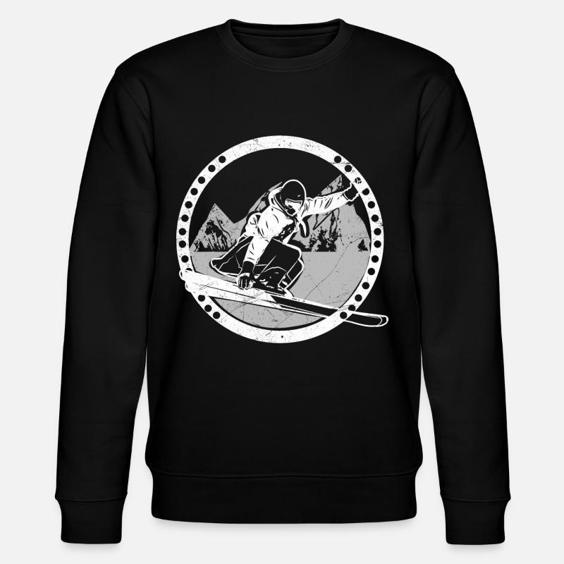 Idée cadeau ski hiver - Sweat bio CHANGER Stanley/Stella Unisexe - noir