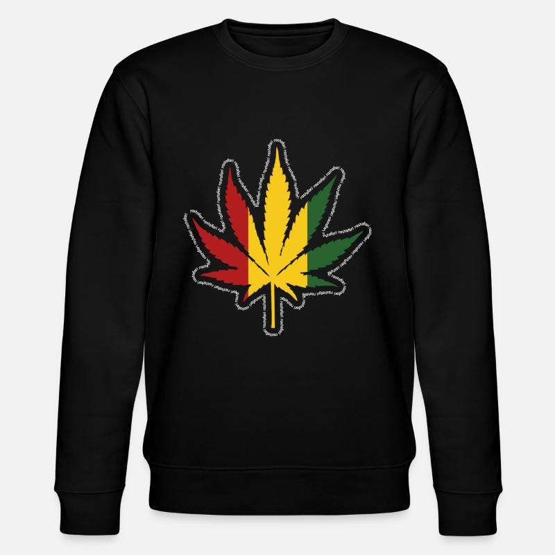 Reggae - Stanley/Stella Unisex Bio-Sweatshirt CHANGER  - Schwarz