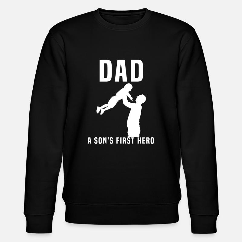 Père et fils - Sweat bio CHANGER Stanley/Stella Unisexe - noir