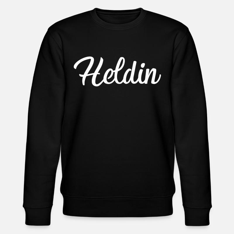 Heldin - Stanley/Stella Unisex Bio-Sweatshirt CHANGER - Schwarz
