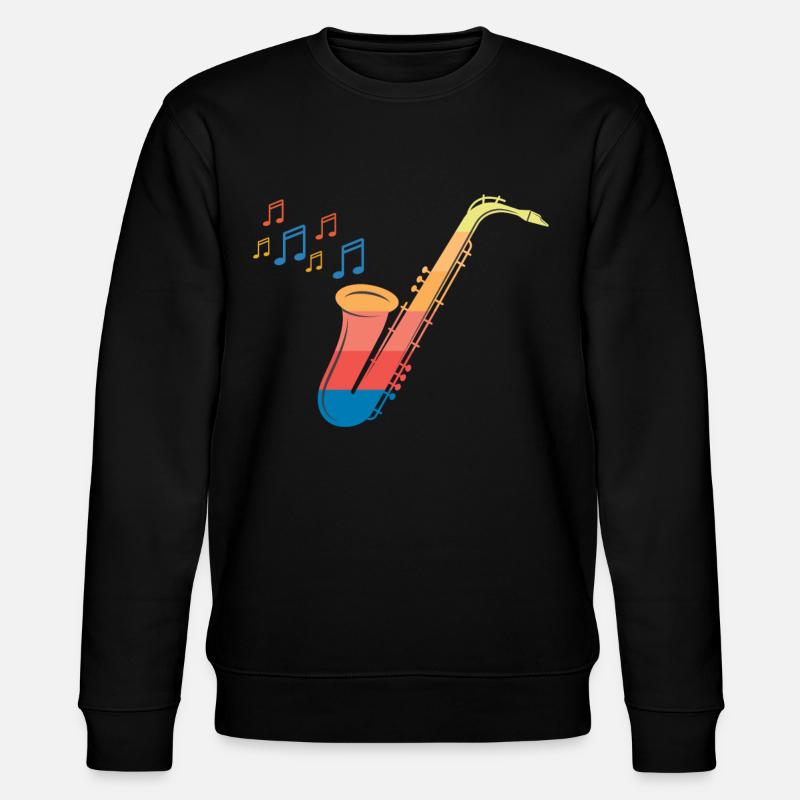 Saxophone - Sweat bio CHANGER Stanley/Stella Unisexe - noir