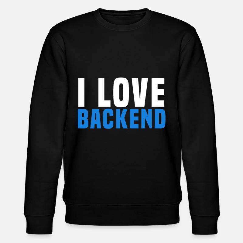 Programming the backend - Stanley/Stella CHANGER Unisex Organic Sweatshirt - black