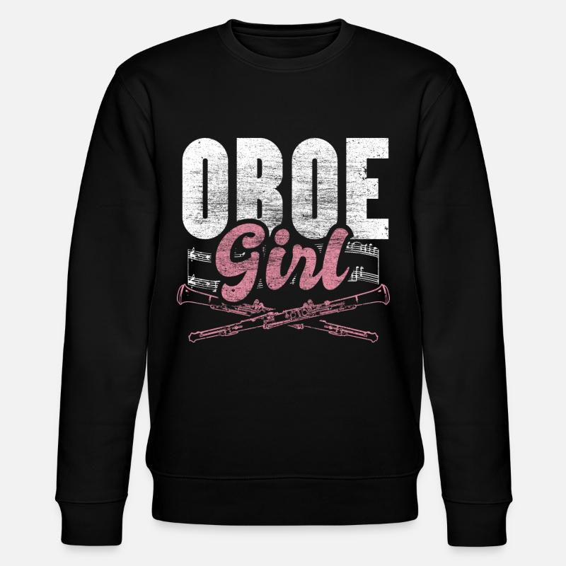 Oboe Orchester Geschenkidee - Stanley/Stella Unisex Bio-Sweatshirt CHANGER - Schwarz