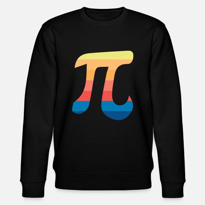 pi Kreiszahl - Stanley/Stella Unisex Bio-Sweatshirt CHANGER  - Schwarz