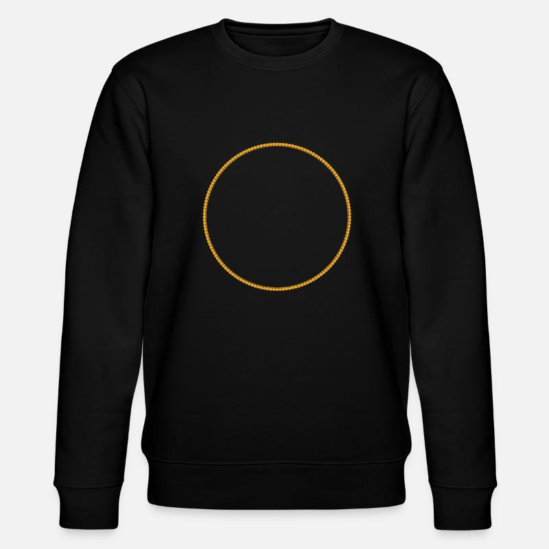 Circle and point - Stanley/Stella CHANGER Unisex Organic Sweatshirt - black