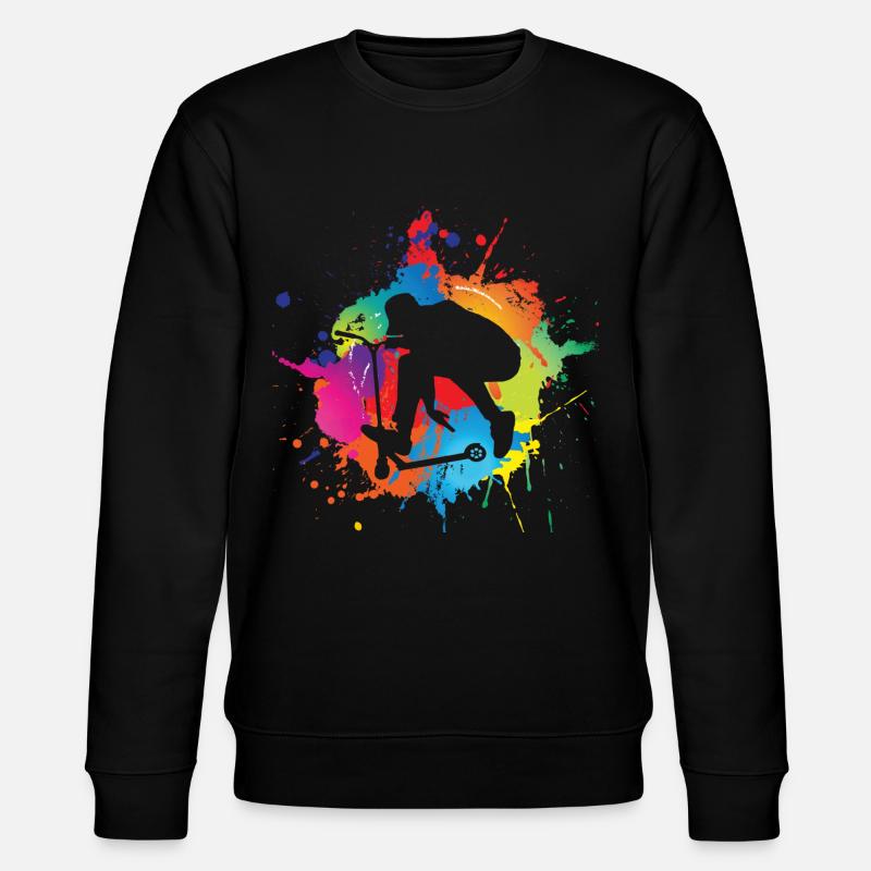 Scooter - Stanley/Stella CHANGER Unisex Organic Sweatshirt - black