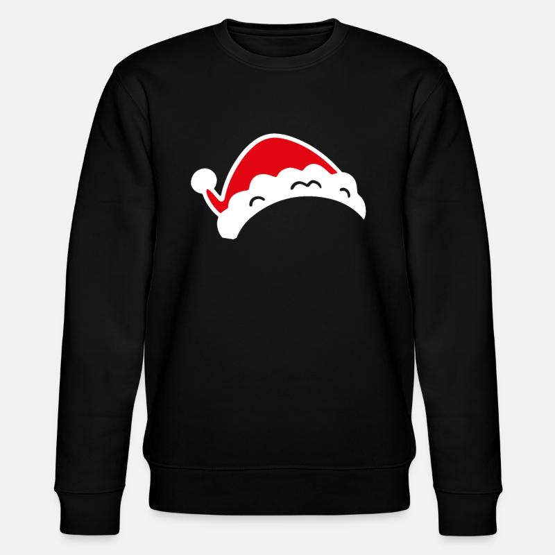 Christmas hat - Stanley/Stella CHANGER Unisex Organic Sweatshirt - black