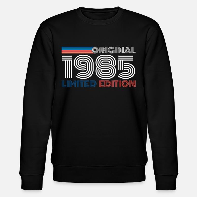 35 anniversaire 1985 - Sweat bio CHANGER Stanley/Stella Unisexe - noir