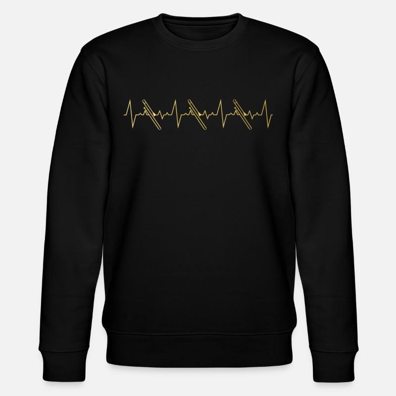 Posaune Geschenk - Stanley/Stella Unisex Bio-Sweatshirt CHANGER  - Schwarz