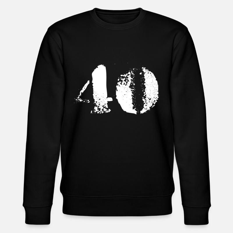 40 numéro - Sweat bio CHANGER Stanley/Stella Unisexe - noir