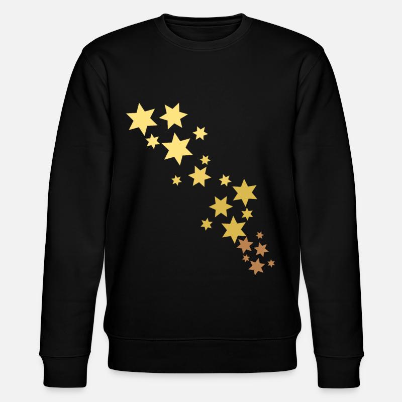 Sterne - Stanley/Stella Unisex Bio-Sweatshirt CHANGER  - Schwarz