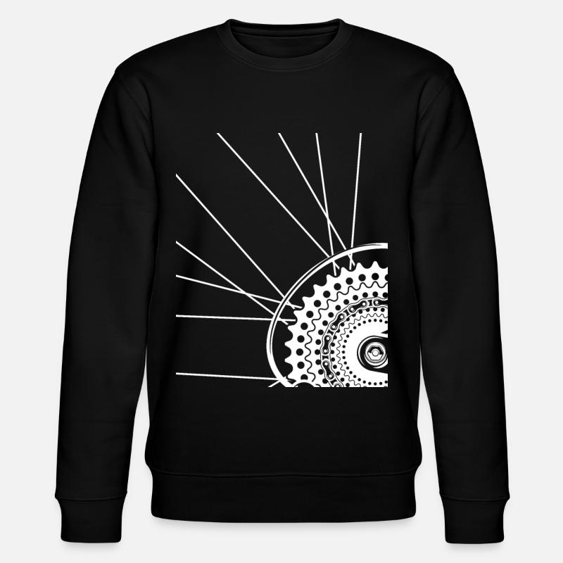 Bicycle motif - Stanley/Stella CHANGER Unisex Organic Sweatshirt - black