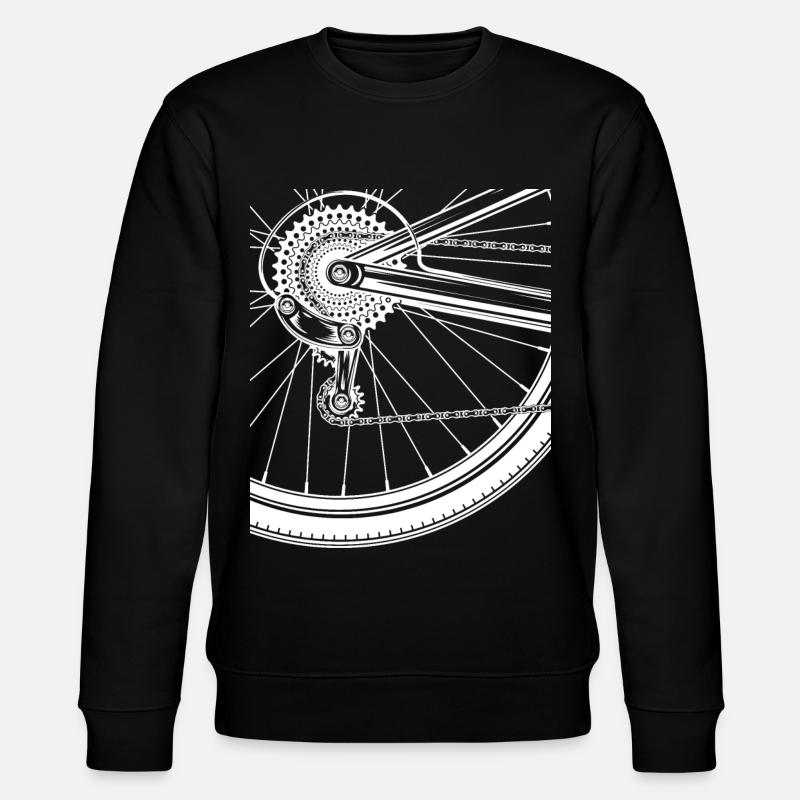 Vélo de course vélo pouls - Sweat bio CHANGER Stanley/Stella Unisexe - noir