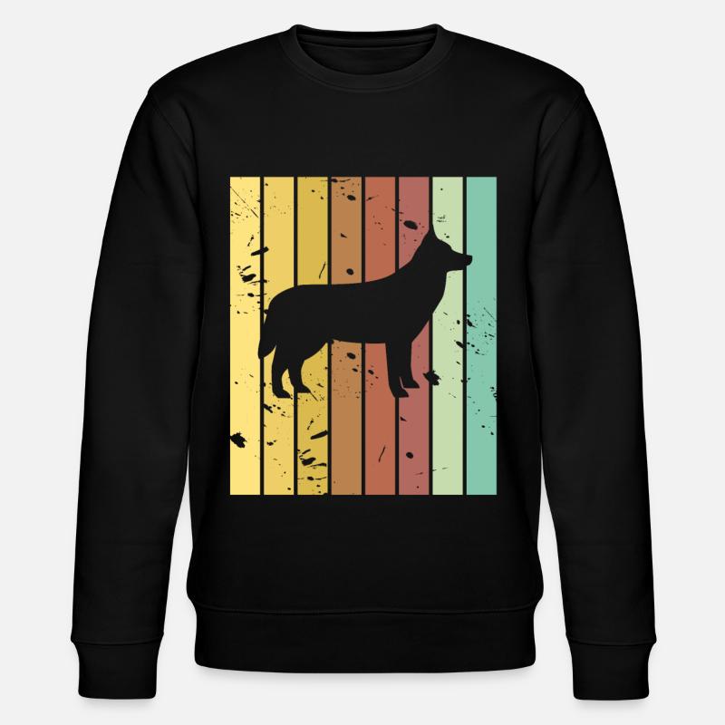 Malinois - Stanley/Stella Unisex Bio-Sweatshirt CHANGER  - Schwarz