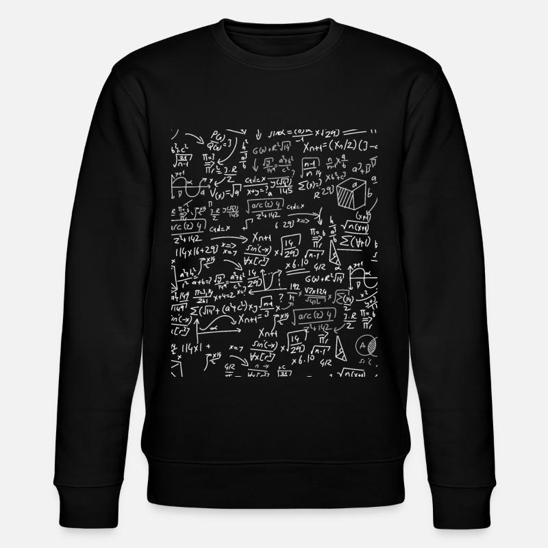 Math symbol - Stanley/Stella CHANGER Unisex Organic Sweatshirt - black