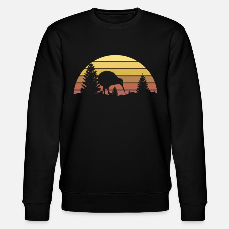 Kiwi Vogel - Stanley/Stella Unisex Bio-Sweatshirt CHANGER  - Schwarz