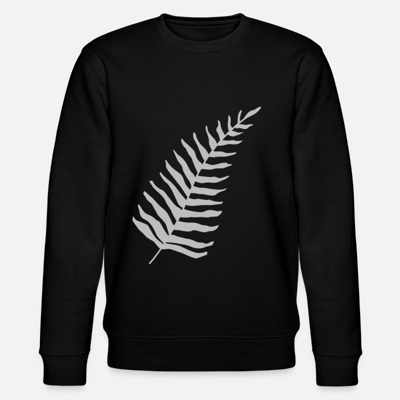Farn Maori - Stanley/Stella Unisex Bio-Sweatshirt CHANGER  - Schwarz