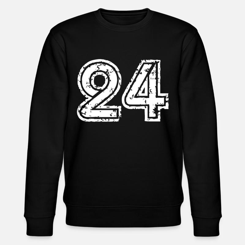 Number 24 - Stanley/Stella CHANGER Unisex Organic Sweatshirt - black