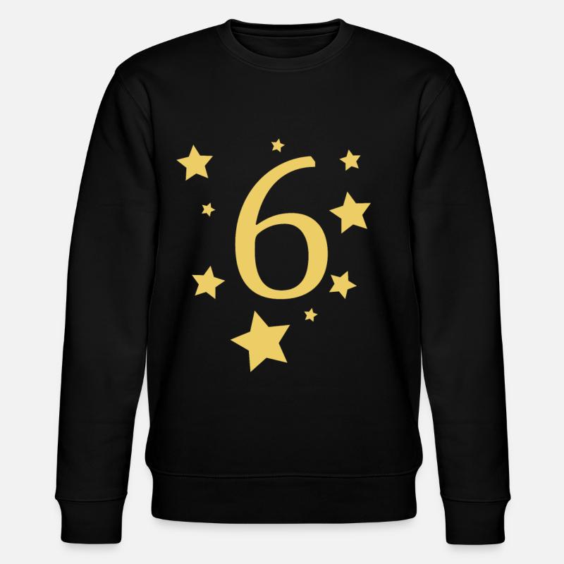 6 Jahre - Stanley/Stella Unisex Bio-Sweatshirt CHANGER  - Schwarz