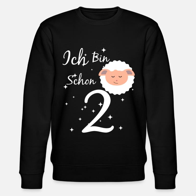 2 years - Stanley/Stella CHANGER Unisex Organic Sweatshirt - black