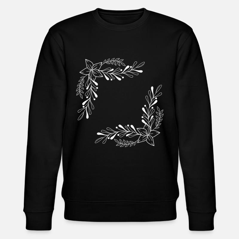 Hochzeit Rahmen - Stanley/Stella Unisex Bio-Sweatshirt CHANGER  - Schwarz