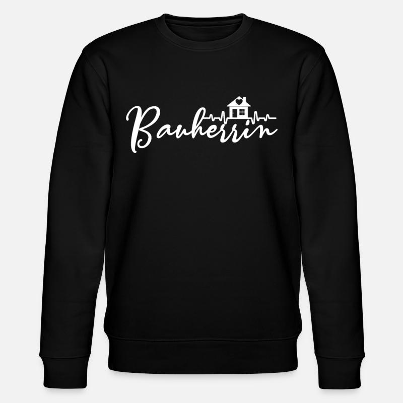 Bauherrin - Stanley/Stella Unisex Bio-Sweatshirt CHANGER  - Schwarz
