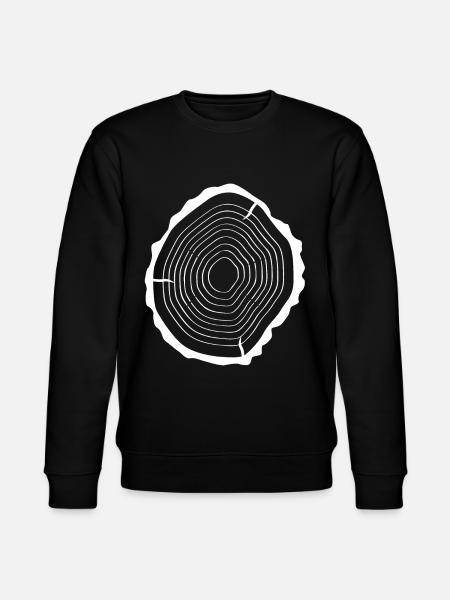 Tree Wood - Stanley/Stella CHANGER Unisex Organic Sweatshirt - black