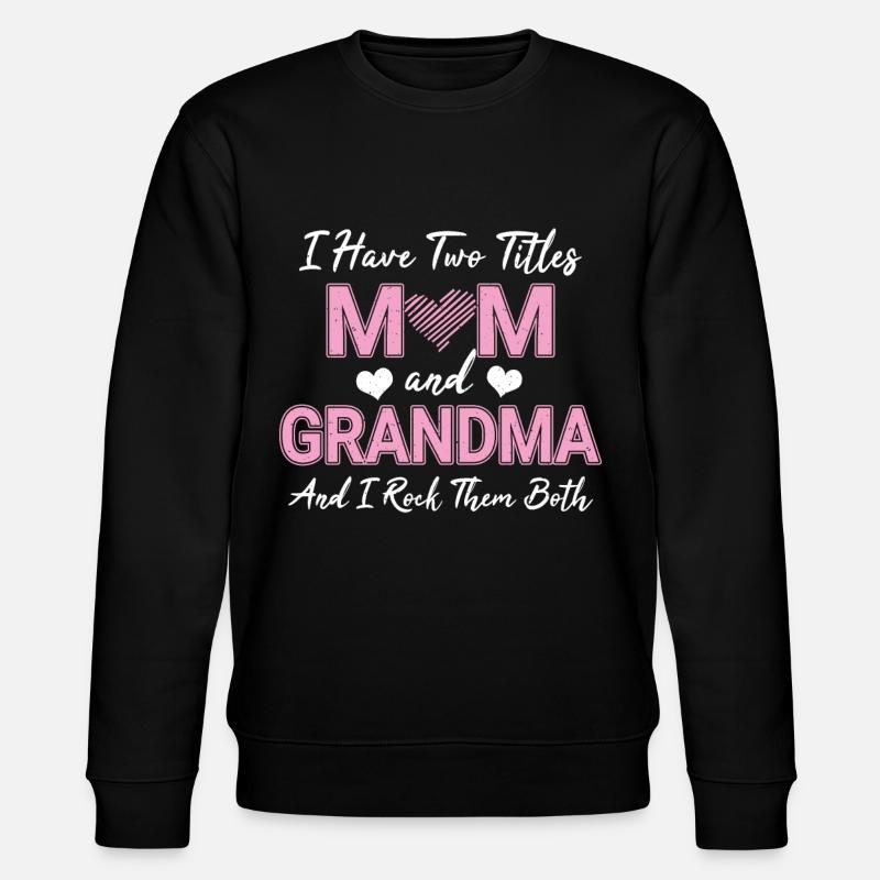Grand-mère - Sweat bio CHANGER Stanley/Stella Unisexe - noir